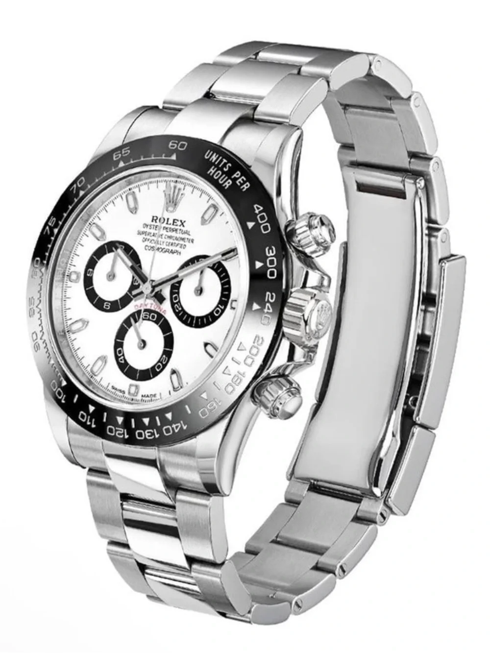 Rolex Daytona 116500LN Stainless Steel White Panda Dial